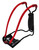 Marksman 3055 Marksman 3055 Folding Slingshot Red Hyper-Velocity Band Black Molded Handle
