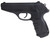 Gamo 611138054 P-25 Blowback Air Pistol CO2 177 16+1 Black Textured Polymer Grips