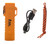SOL 01401243 Fire Lite Dual Arc Fuel-Free Lighter Orange Plastic with USB Cable and Lanyard