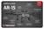 TekMat 11x17 Multi-Color Rubber Cleaning Mat AR-15 Liberal's Guide Design