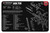 TekMat H&K P30 Gun Cleaning Mat with Parts Diagram Rubber 11"x17"