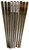 Otis 9-Piece AP Brush Pack Bronze Nylon and Stainless Steel Bristles 10 Inch