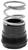 Huxwrx 1836 9mm 1/2x28 Steel Black Nitride 3-Lug Mount Adapter