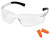 Pyramex PYS2510SNDP Mini ZTEK Combo Youth Women Clear Lens Polycarbonate Wraparound