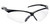 Walker's Crosshair Shooting Safety Glasses, Clear Polycarbonate Lens, Black Frame