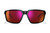 Wiley X Sierra M/L ANSI Z87.1+ Eyewear, Red Mirror Lens, Gloss Black Frame