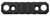 GrovTec GTSW241 M-Lok Picatinny Rail 3.1 Inch 5 Slot Push Button Bases Black Hard Anodized