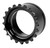 LBE Unlimited Black Finish Standard Barrel Nut Compatible with AR-15