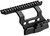 Leapers MTUAK01 Quick-Detachable AK Side Mount Matte Black Anodized Aluminum 6.69" Long
