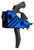Rise Armament Blitz Defense Hybrid Single-Stage AR-Platform Trigger Blue Housing Black Blade 4.5 lb