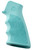 Hogue 15015 OverMolded Rubber Grip Aqua Blue Cobblestone with Finger Grooves for AR-15