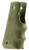 Hogue 45001 Cobblestone OD Green OverMolded Rubber Finger Groove Grip for 1911 Government