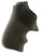 Hogue 78020 Tamer Rubber Cushion Grip Black for Ruger LCR and LCRx with Finger Grooves