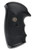 Pachmayr 03264 Gripper Grip Checkered Black Rubber with Finger Grooves for S&W K/L Frame with Square Butt