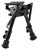 Harris Bipods BRS Swivel Stud 6-9" Black Steel/Aluminum Rubber Feet Bipod