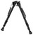 Harris Bipods 251A2 Non-Swivel 12-25" Steel/Aluminum Black with Rubber Feet