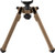 Magpul MAG1075-FDE FDE AR-Platform Sling Stud QD Bipod, 6.30-10.30" Adjustment