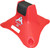 MTM Quick Rest Lightweight Front Rifle Rest Red Plastic Non-Adjustable