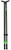 Primos 65483 Pole Cat Shooting Stick, Tall, Black Aluminum, 25-62"