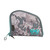 Girls With Guns 918 Compact Pistol Case 8" Gray Teal Shade Camo Pattern with Locking Zipper