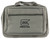 Glock AP60301 Double Pistol Case Dual Padded Compartments, 5 Internal Mag Holders, 3 Zippered Compartments, Carry Handle, Gray, 12.5"x9.5"x4.5"