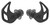 Axil LLC X20 In-Ear Silicone Earplugs Charcoal 24 dB Hearing Protection
