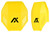 Axil LLC MXPLTY MX Plate Polymer Over the Head Yellow