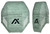 Axil LLC MXPLTG MX Plate Polymer Over the Head Slate Green
