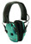 Howard Leight R02521 Impact Sport 22 dB Electronic Muffs Black/Teal Adult 1 Pair