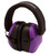 Pyramex Venture Gear V80 Earmuff and Foam Earplug Set 26dB Over-the-Head Purple/Black Adult 1 Pair