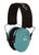 Walker's 24 dB Razor Compact Passive Hearing Muff Over the Head Teal/Black Youth Women