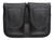 Bianchi 17400 7301 SpeedLoader Pouch Double Black Accumold Hook & Loop Belts 2-2.25" Wide Compatible w/ 38/357