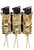 High Speed Gear Triple Pistol TACO Pouch MultiCam Nylon w/ MOLLE Clips