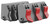 Real Avid AVSFJPF Tube-Fit Smart-Jaws Sleeves Reversible Gray Red Rubber and Steel Side