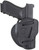 1791 Gunleather Ambidextrous 3-Way Belt Holster Size 05 Stealth Black Leather - Glock 17, Springfield XD, M&P, VP9 Compatible