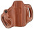 DeSantis Mini Slide OWB Belt Slide Tan Leather Holster for Glock 43/43x/48 Right Hand 1.75" Belt