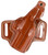 Galco FL822 Tan Leather Outside Waistband Fletch High Ride Holster, Sig P320 Compact/M18, Right Hand