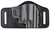 Galco TacSlide OWB Holster Black Kydex/Leather Belt Slide 1911 3-5 Inch Barrel RH