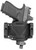 Limbsaver CrossTech Ambidextrous Compact Leather Holster IWB/OWB Black Polymer Belt Clip 12507