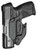 MFT Minimalist IWB/Appendix Holster Black Polymer Belt Clip for Taurus PT111 G2 G3 Series Ambidextrous