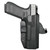 Rounded Gear Glock 17 Carbon Fiber Kydex Paddle OWB Holster Right Hand