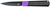 CobraTec CTWOLVERINEBLK Gideon 3" Folding Black D2 Steel Blade with Black and Purple 6061-T6 Aluminum Handle
