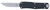 CobraTec FS-X Gen III Small OTF Dual Action Knife 2.75" Stonewashed D2 Blade Black Aluminum Handle