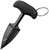 Cold Steel 92FPB FGX Push Blade II 2.25" Fixed Plain Black Griv-Ex Blade/Black Kray-Ex Handle