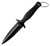 Cold Steel FGX Boot Blade II 3.25" Fixed Blade Plain Black Griv-Ex w/ Checkered Black Kray-Ex Handle