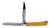 Cold Steel Trapper 3-Inch Dual-Blade Folder, 8Cr13MoV Stainless Blades, Yellow Bone Handle with Bolsters