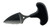 Cold Steel Mini Pal 1" Serrated AUS-8A Stainless Fixed Blade Knife Black Rubber Handle w/ Sheath