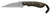 CRKT S.P.E.W. 2388 Small Fixed Wharncliffe Knife 3" Bead Blasted Black/Brown Blade, G10 Handle with Sheath