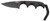 CRKT 2384K Minimalist 2.16" Fixed Blade Knife Black G10 Handle with Lanyard and Sheath