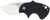 CRKT 7930 Orca Compact 1.79" Folding Plain Satin D2 Steel Blade, Black GRN Handle
